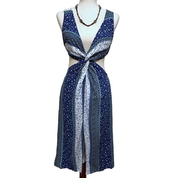 Sage The Label NWT Yemya Cut Out Midi Dress Women S - Picture 1 of 16
